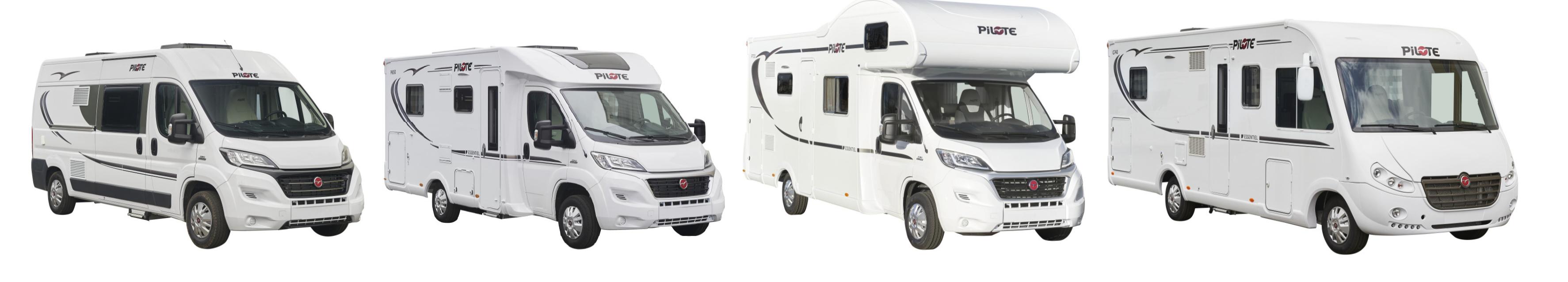 Gamme de camping-cars Pilote disponibles en location &agrave; Toulouse