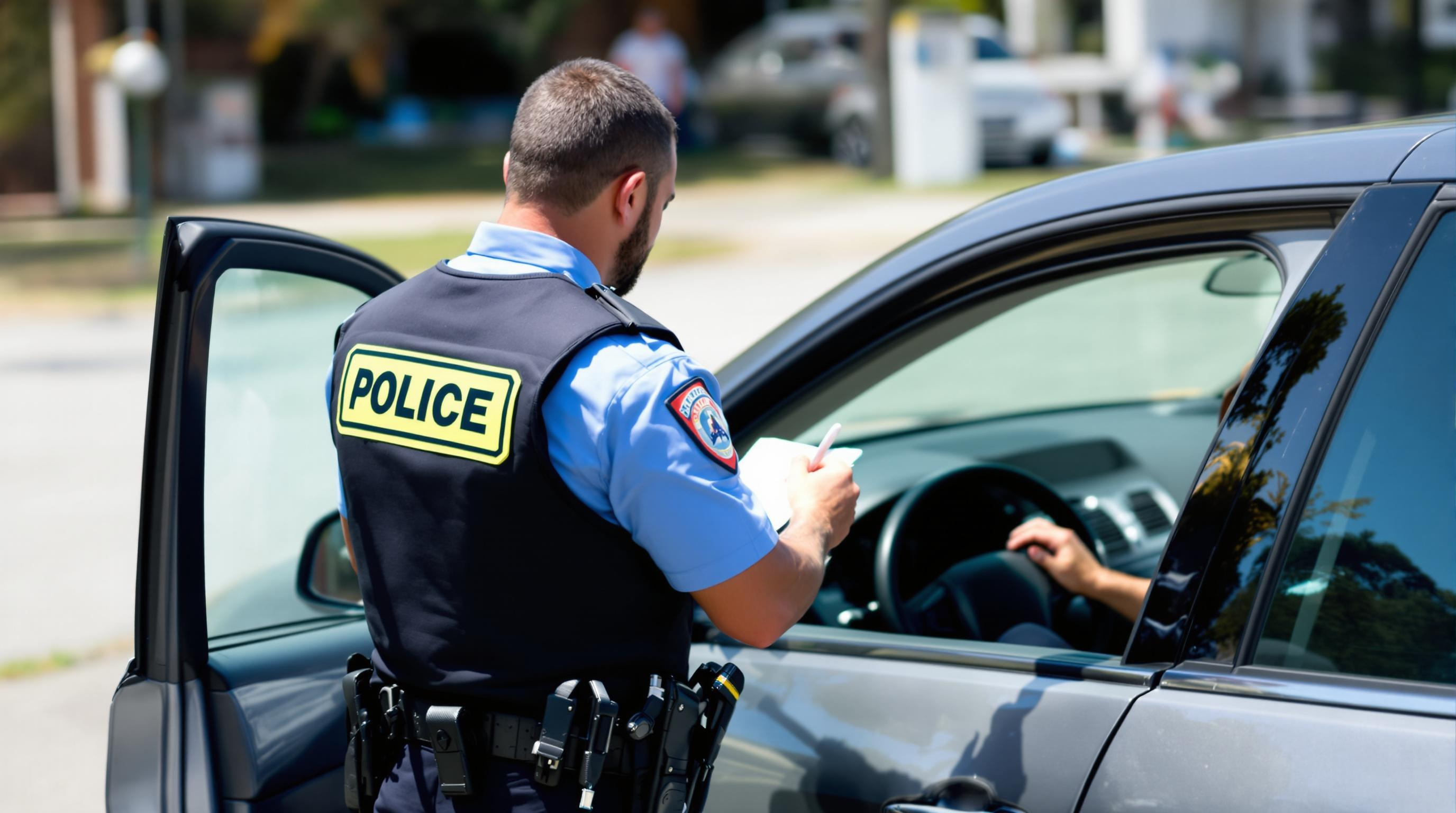 Agent de police contrôle assurance auto Contrôle police assurance auto